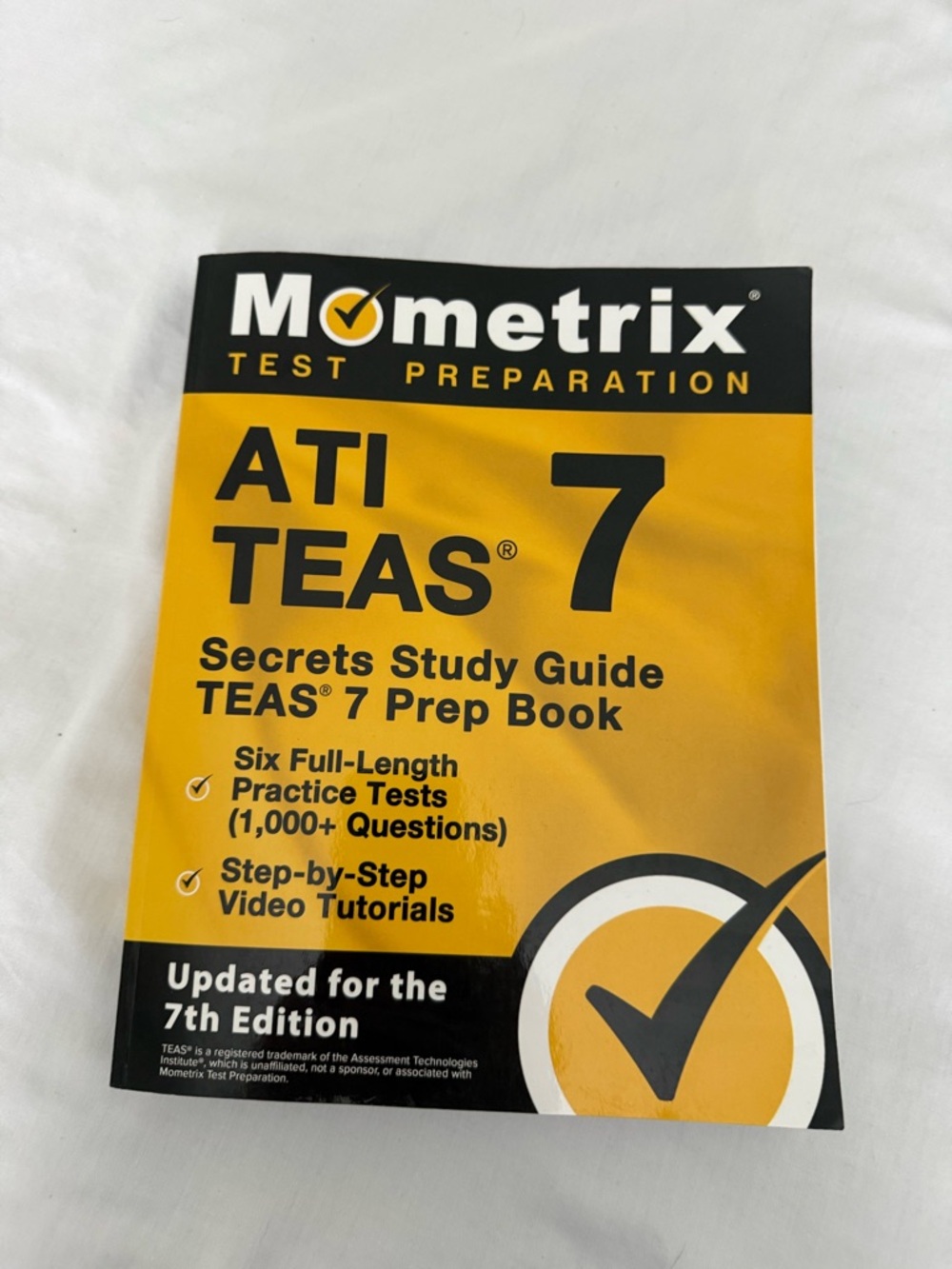 Mometrix ATI TEAS 7 Study Guide - Yellow & Black